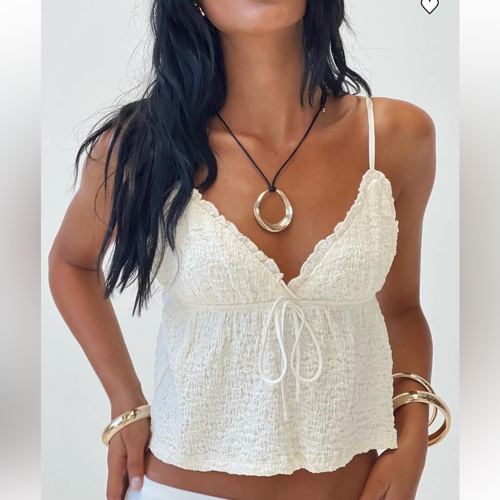 Nw/oT Princess Polly Kellan Top Cream